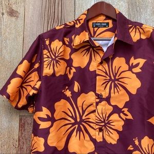 Rebel Minds Hibiscus Shirt M